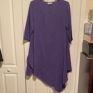 bryn Walker Asymmetrical Purple Tunic